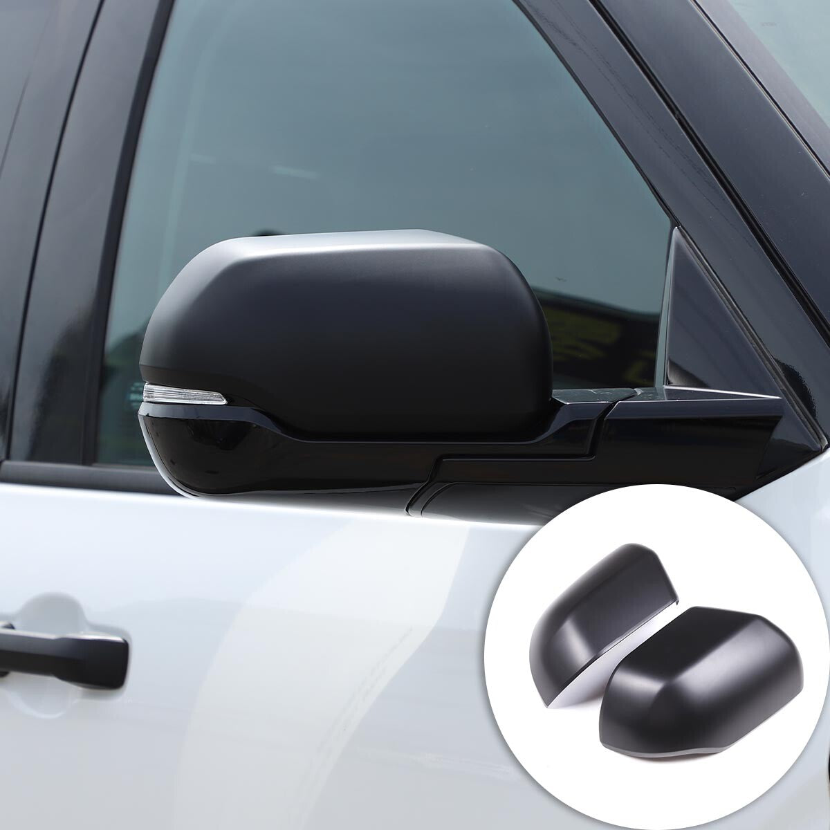 ABS Carbon Fiber Dashboard Side Vent Socket Cover Trim for Hummer H2 2003-07 - v