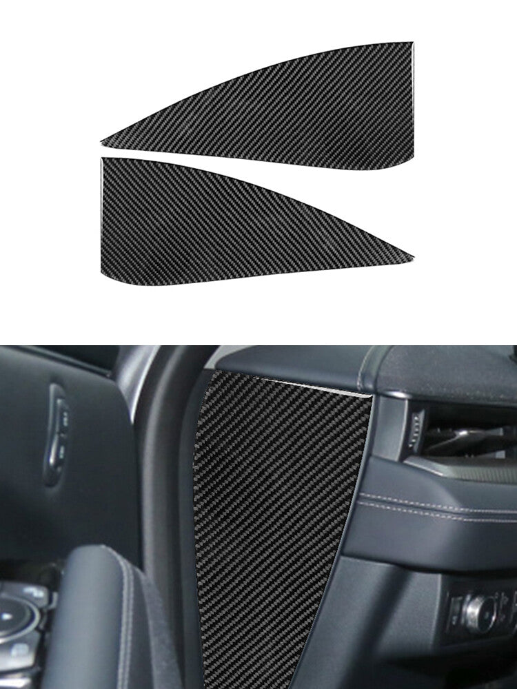 Red Carbon Fiber Interior Fuse Door Panel Cover Trim For Explorer 2020-2023 v