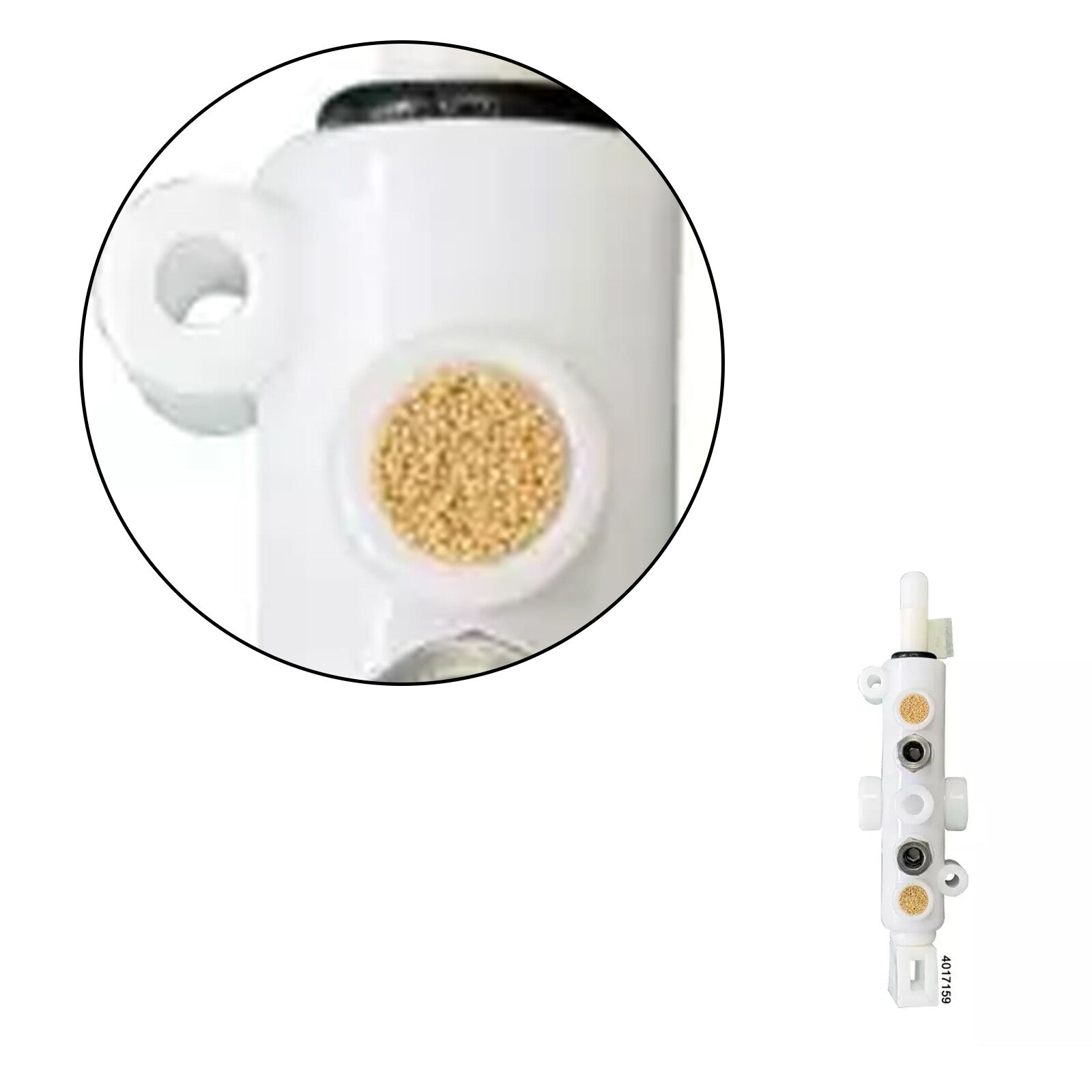 Tire changing machine pressure shovel air attenuation valve 4017159 suitable for Hoffman Q