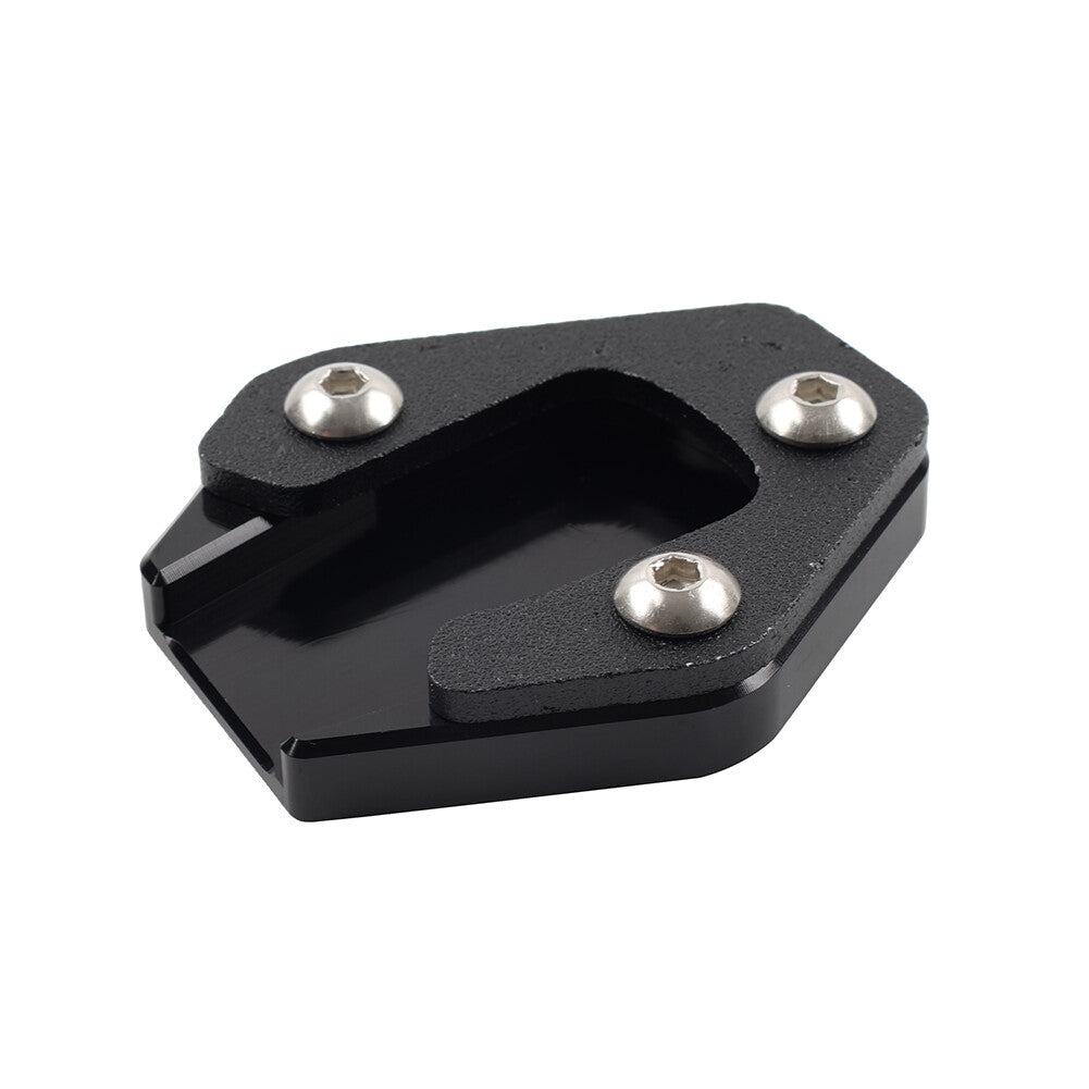 Black Kickstand Sidestand Foot Enlarger Pad for HONDA DAX125 MONKEY GROM MSX 125 Q