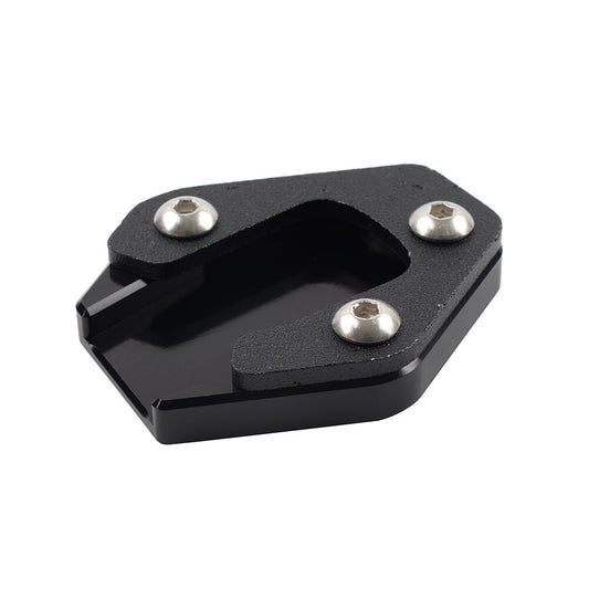 Black Kickstand Sidestand Foot Enlarger Pad for HONDA DAX125 MONKEY GROM MSX 125 Q