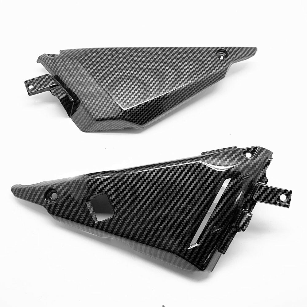 Carbon Fiber Side Mid Frame Cover Fairing Cowling for Kawasaki Z650 2017-2019