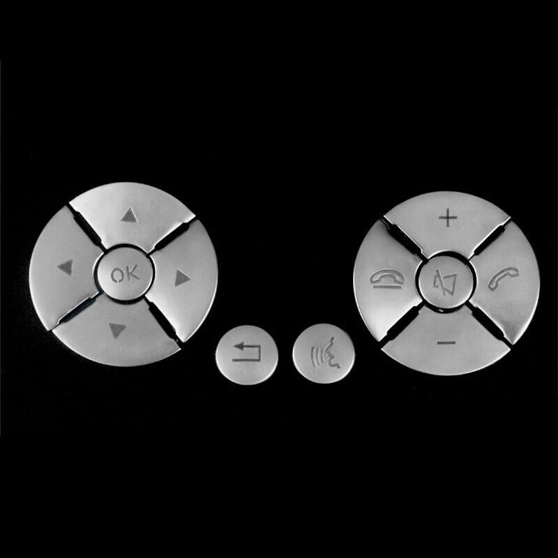 Chrome steering wheel button trim cover for CES-Class W204 W212- n