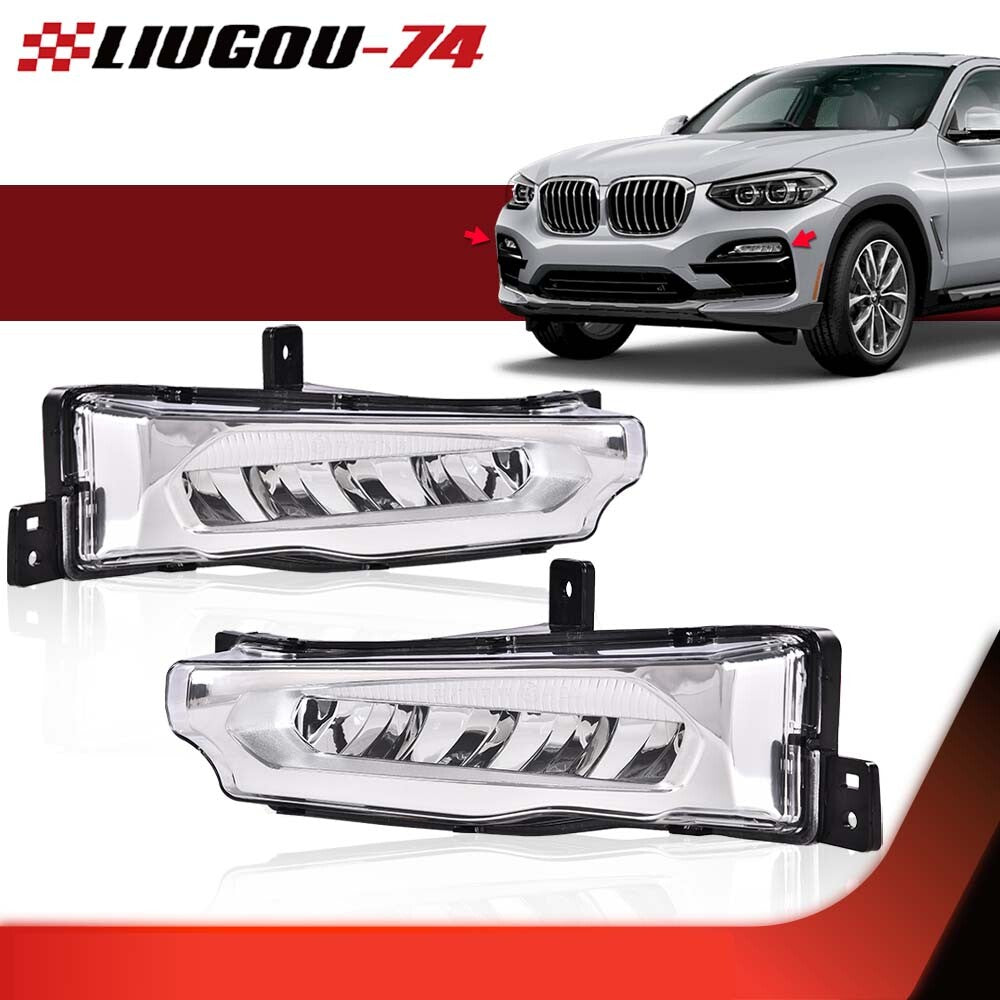 LED Fog Light LH & RH Fits 2017 - 2019 for X3 X4 G01 G02 M40i xDrive30i- v