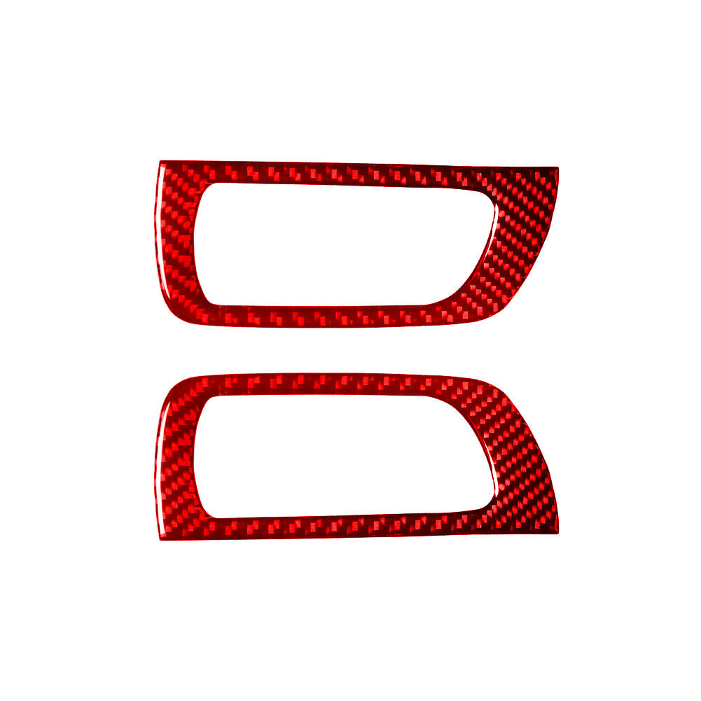 Red Carbon Fiber Rear Door Handle Trim for LEXUS RX330 2004-06 RX350 2006-2009