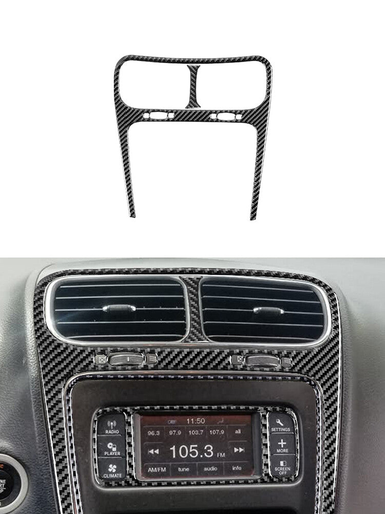 for Audi Q5 2009-017 Copilot Side Door Storage Trim Cover Decor Carbon Fiber Red v