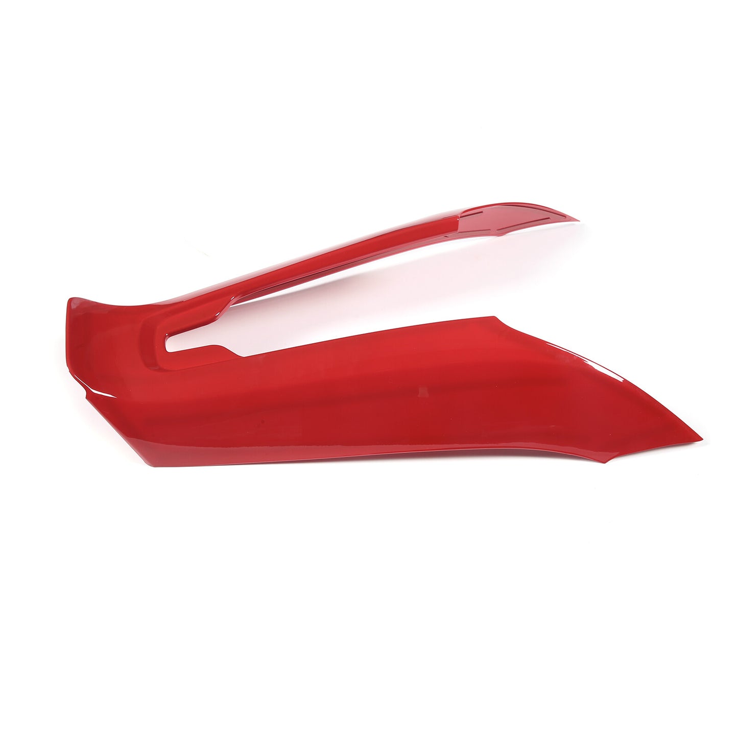 Red carbon fiber door small tweeter frame decorative sticker for Corvette C7 2014-2019- v