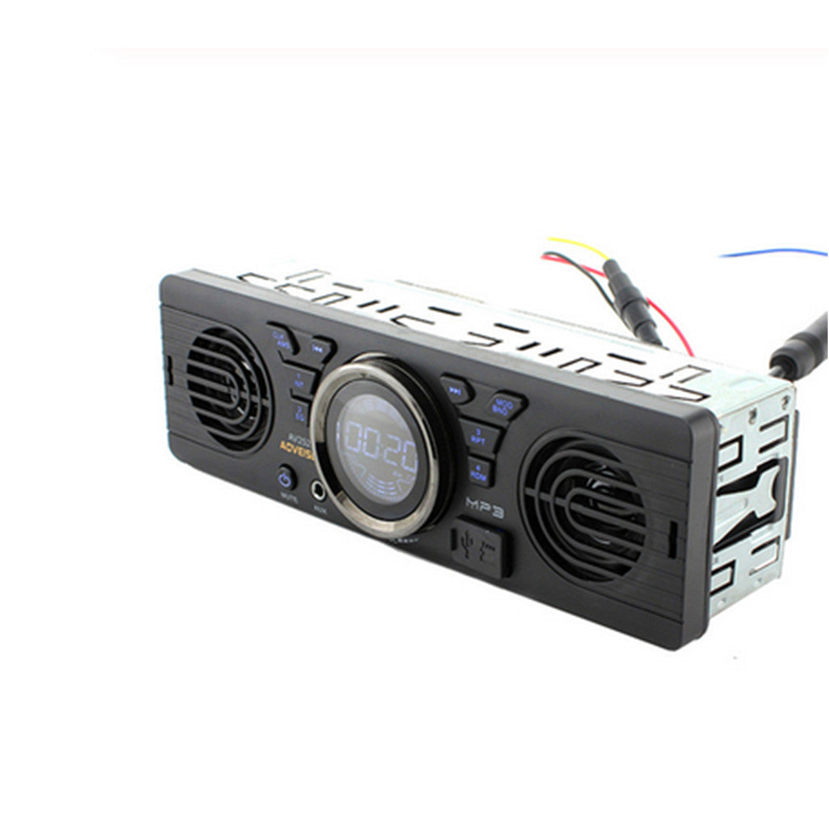 1 Din Car Radio Stereo In-Dash MP3 Player Bluetooth Built-in 2 Speaker AUX TF FM