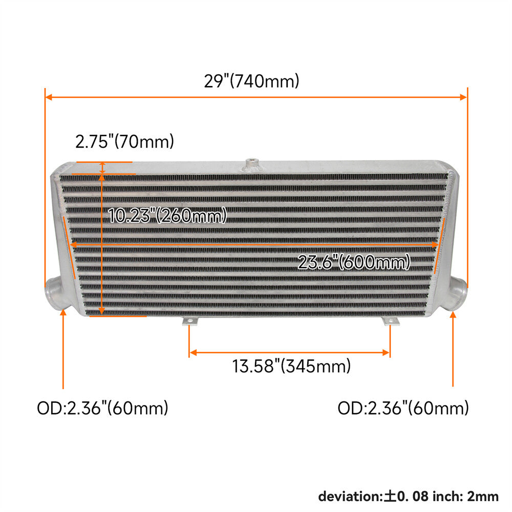 Intercooler for Toyota Starlet GT E82 90-95 Glanza EP91 96-99 1.3L Engine Silver