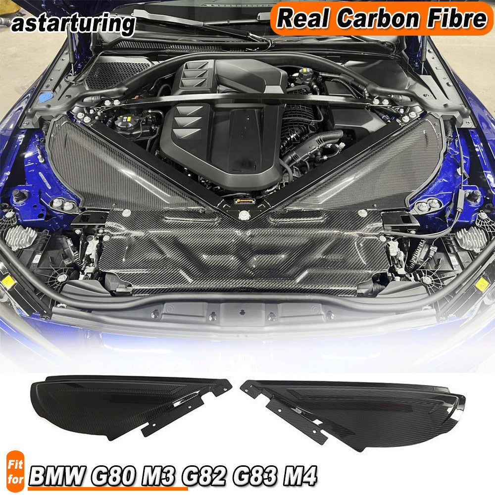 for BMW G80 M3 G82 G83 M4 21+ DRY CARBON FIBER Engine Cold Air Intake Hood Cover
