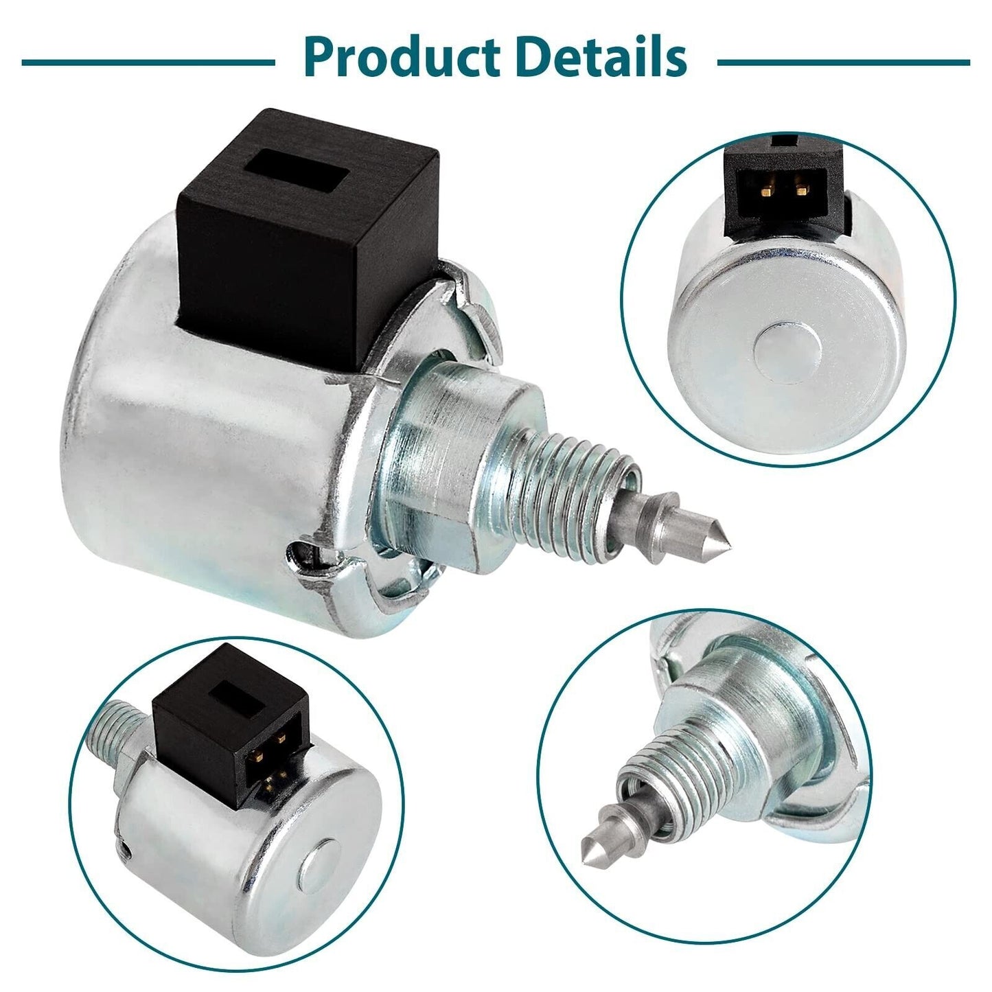 Fuel shut-off solenoid valve for Briggs & Stratton lawn and garden equipment engine 846639- v