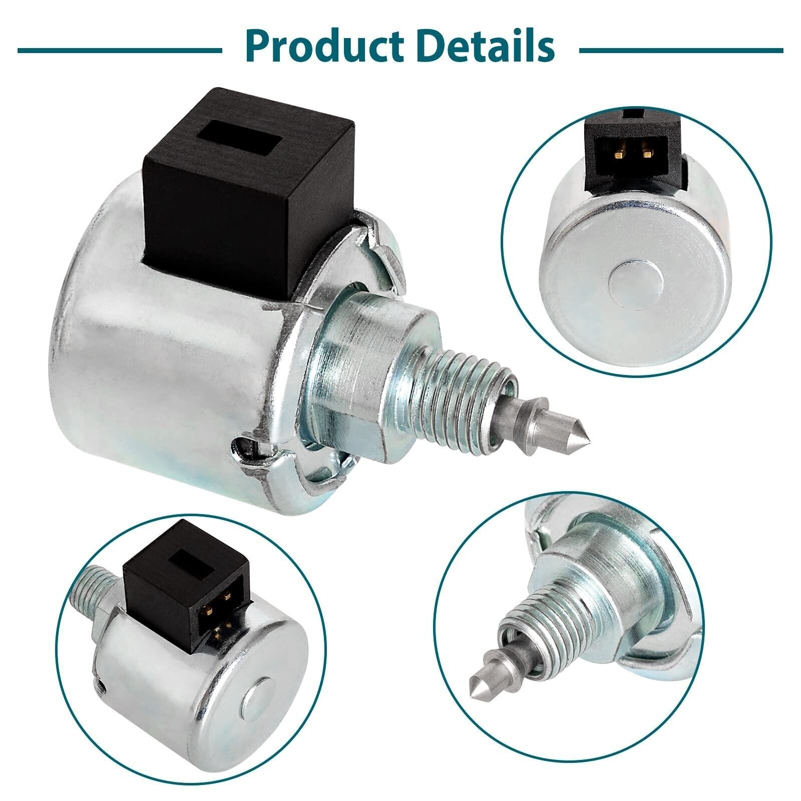 Fuel shut-off solenoid valve for Briggs & Stratton lawn and garden equipment engine 846639- v