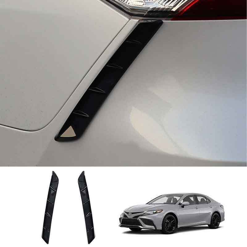 For Toyot@a for Camry 2019-23 Gloss Black Rear Tailgate Light Lamp Lower Strip Decor n