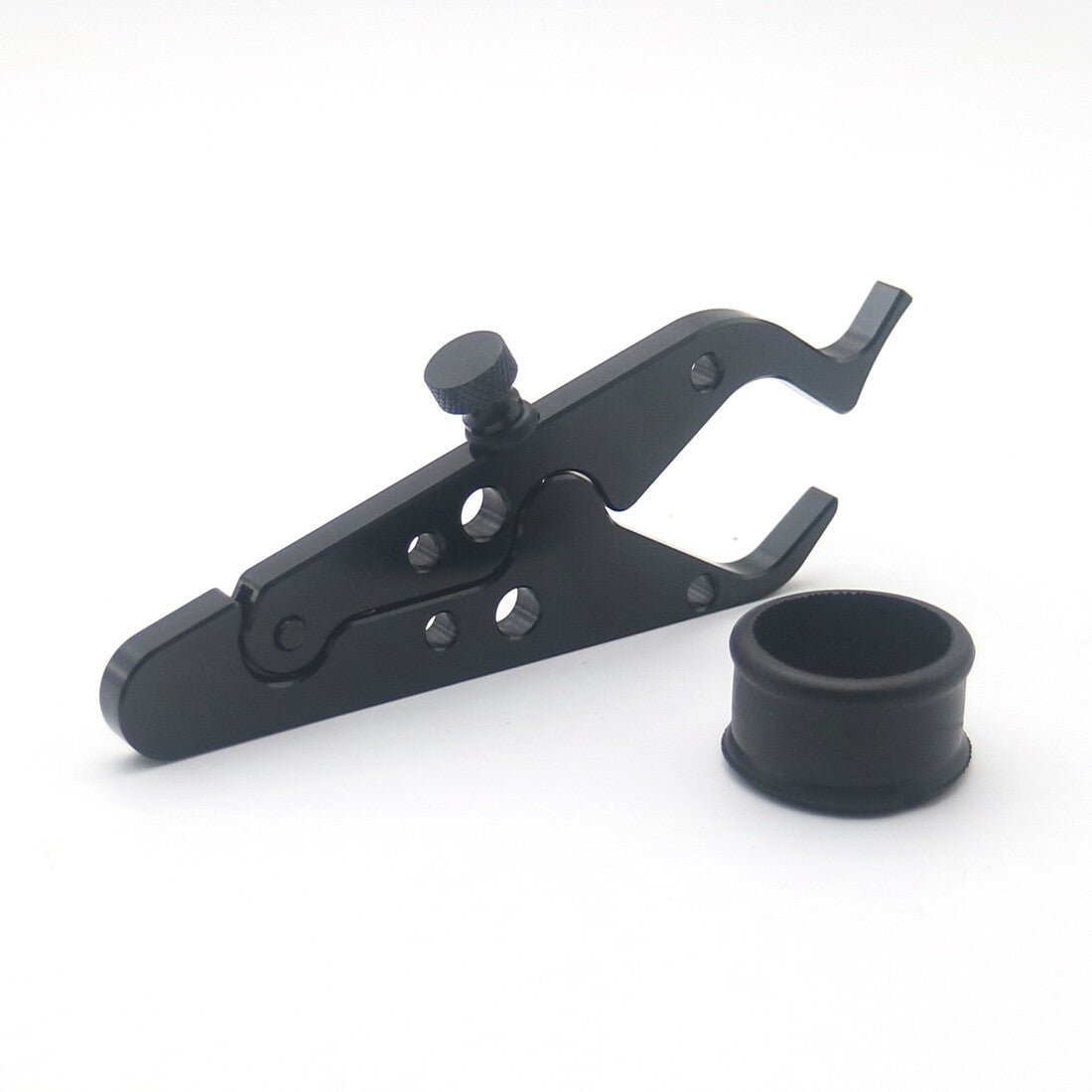 Motorcycle Black CNC Cruise Control Throttle Clamp Lock Assist Retainer Grip Q