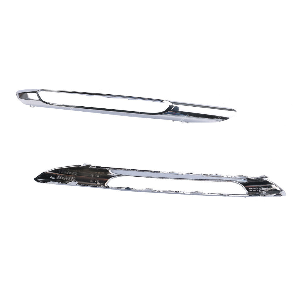 2Pcs Fog Light Grille Moulding Trim for MERCEDES E CLASS E350 E550 W212 09-12