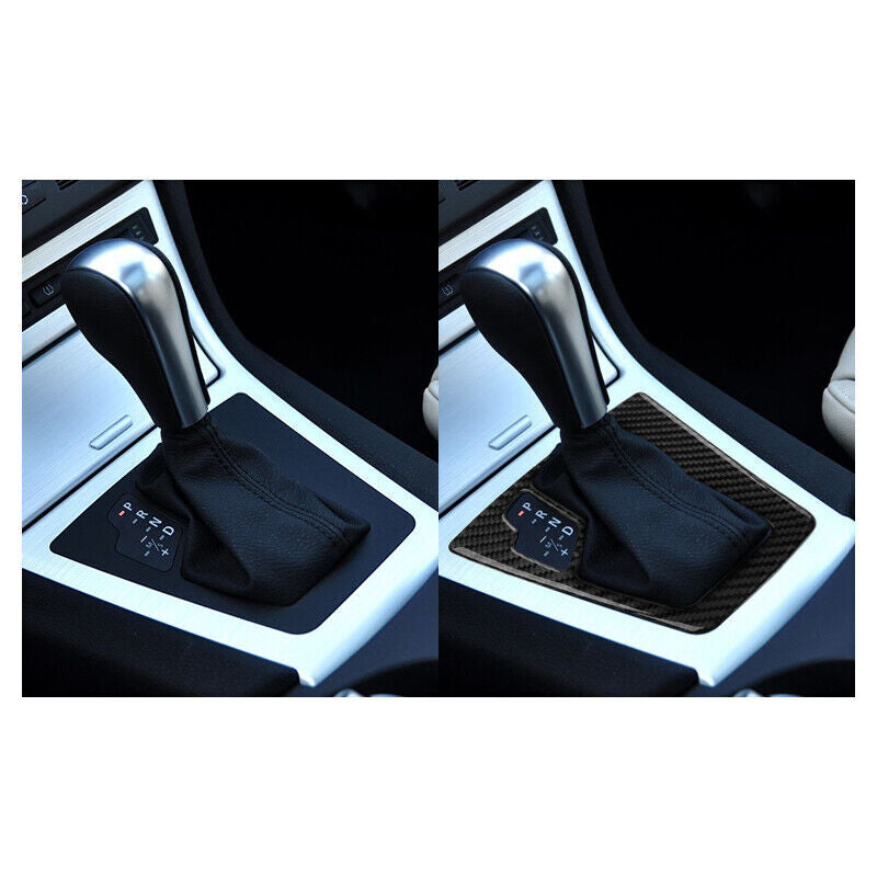 2004-10 for BMW X3 E83 CARBON FIBER INTERIOR GEAR SHIFT PANEL COVER TRIM STICKER