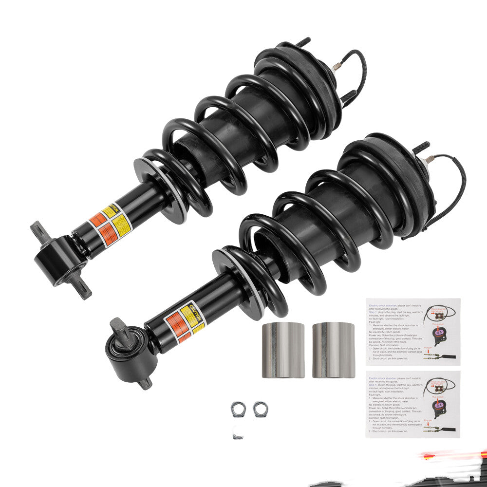 2x Front Hydraulic Shock Strut Assys for Infiniti QX56 2011-2013 QX80 2014-2021