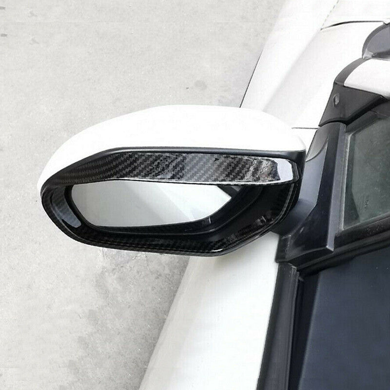 Carbon Fiber Side Mirror Rain Eyebrow Cover Trim For 2018-2021 for Toyota for Camry