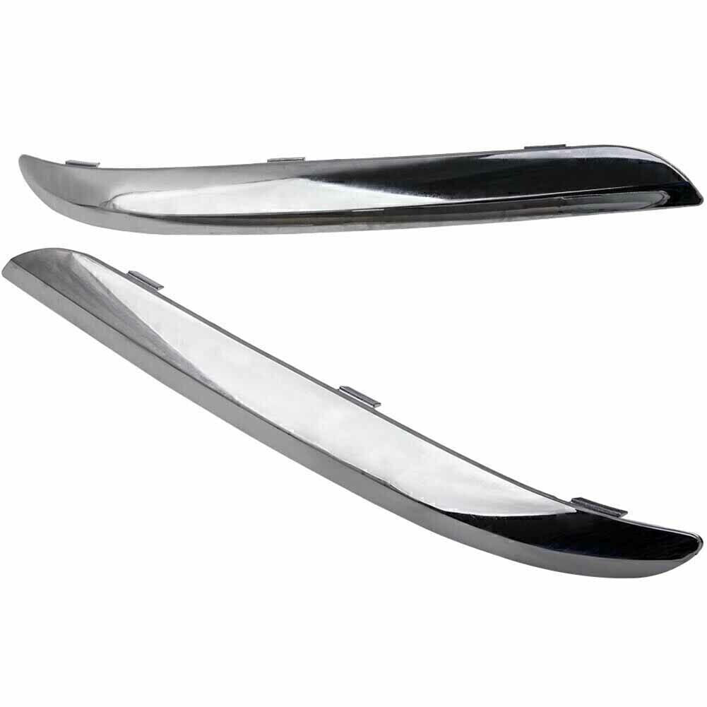 for Chrysler 300 Accent 2011-2014 Chrome Pair Front Bumper Side Cover Trim Set