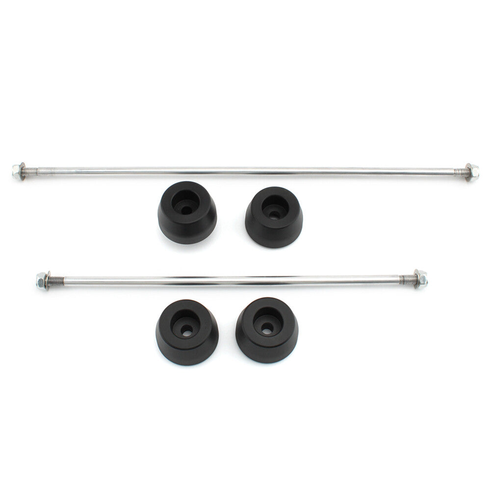 For trident 660 2021-22 Pair Front Rear Wheel Axle Fork Crash Sliders Protector
