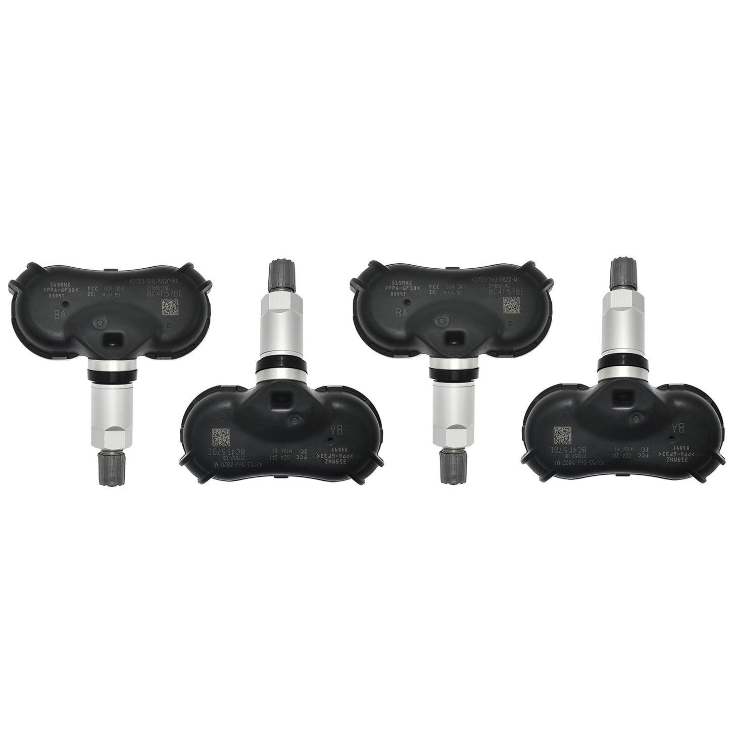 4x TPMS Tire Pressure Sensor 42753-SHJ-A820 for Honda Odyssey Element Ridgeline
