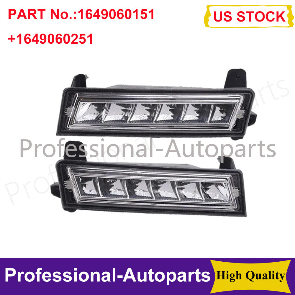1Pair Daytime Running Light Lamp Fits for Benz GLK350 W164 X164 X204 2010-2012