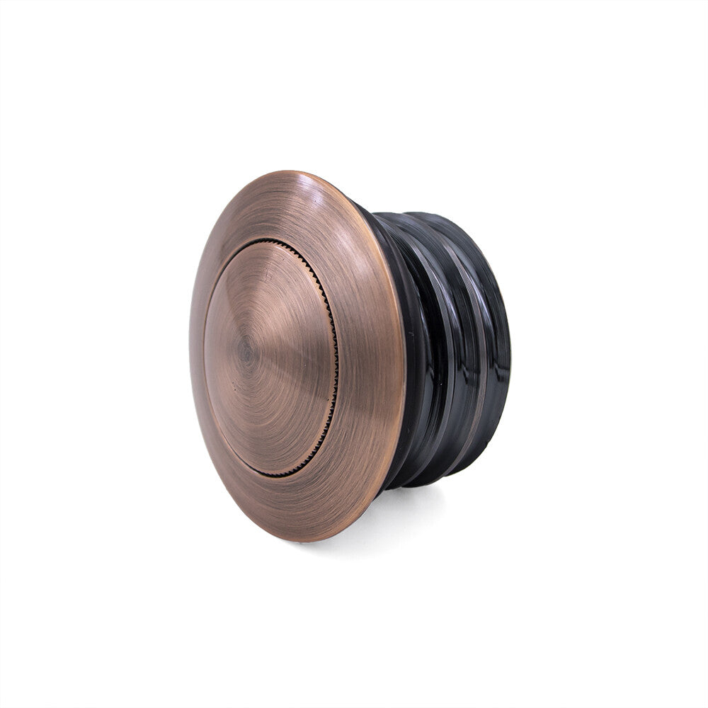 Copper Flush Pop Up Reservoir Vented Fuel Tank Gas Cap for Harley Dyna 1982-2010 Q