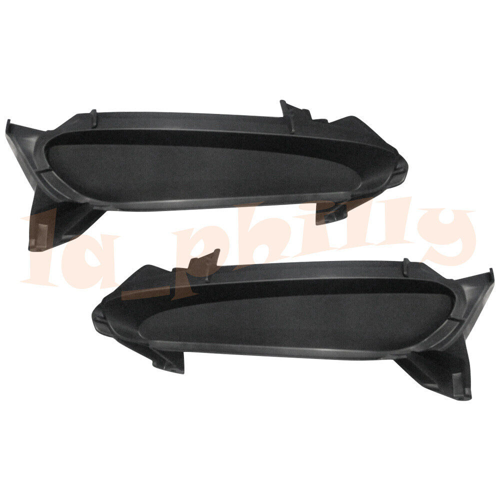 2x Front LH+RH Bumper Lower Hole Cover Trim Bezel For 10-11 for Mazda 3 Unpainted Q