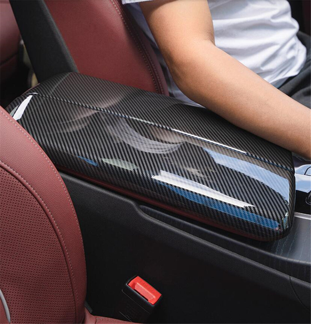 Carbon Fiber ABS Armrest Box Panel Trim for BMW 5 6 Series G30 G31 G32 2018-2022
