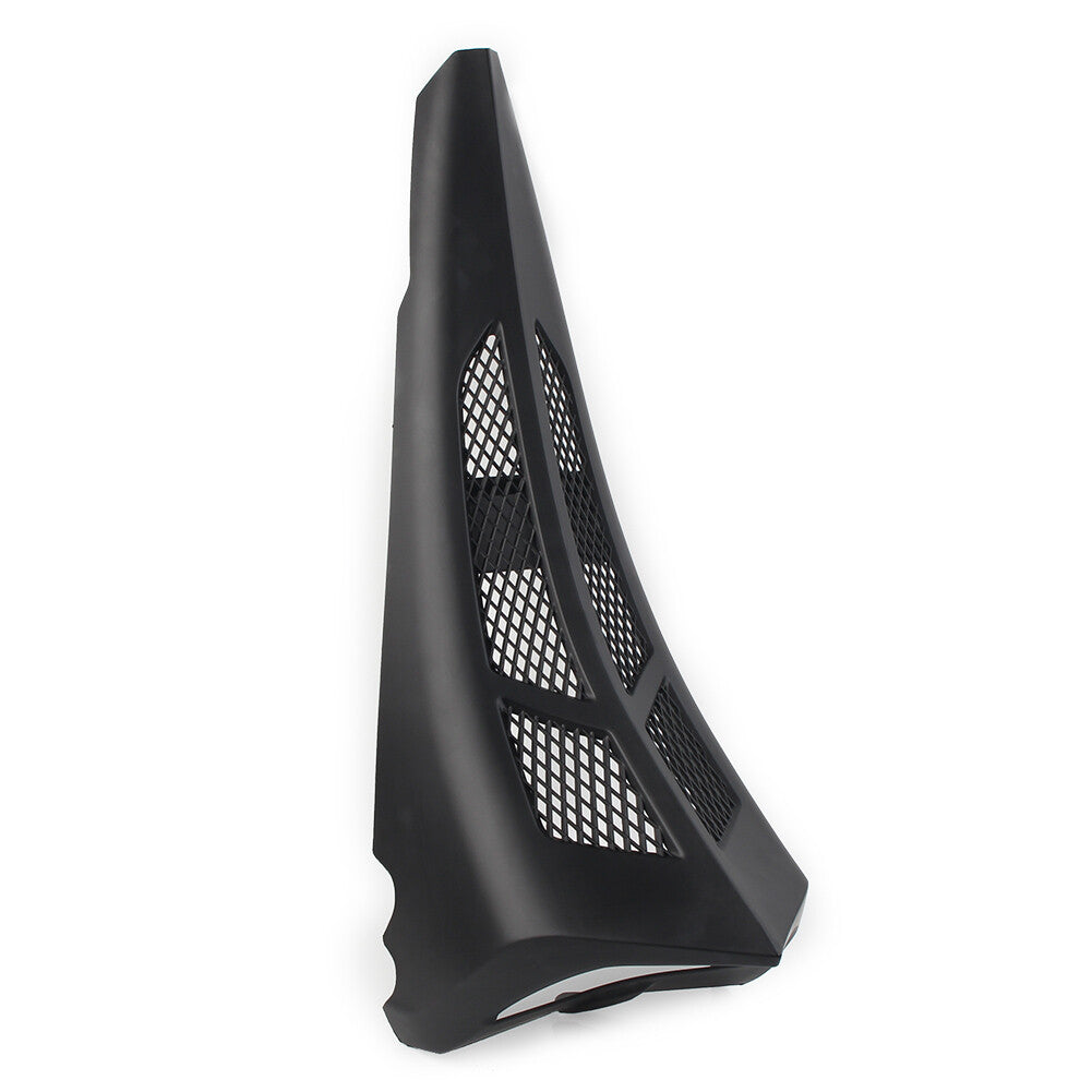 Black Stretched Tall Chin Spoiler Scoop for Harley Street Road Glide 2014-22