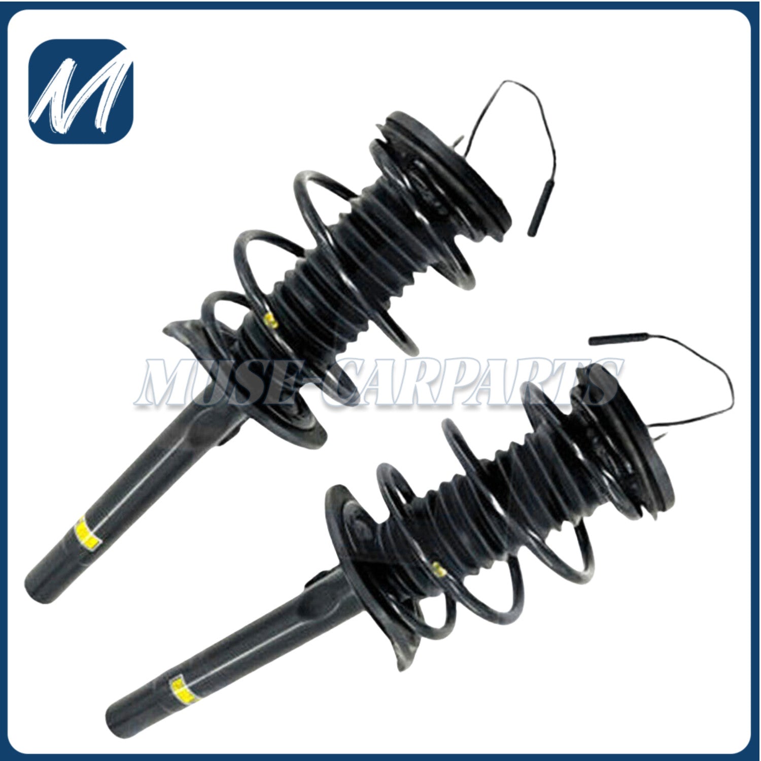 Pair Front Hydraulic Spring Shock Strut Assys for Infiniti QX56 QX80 2011-21