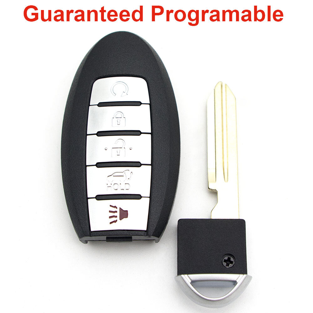 Two for smart remote control keychains for Nissan Murano Pathfinder 2015, 2016, 2017, 2018, 2019