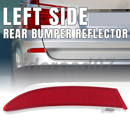 Red Left Driver Side Rear Bumper Reflector Assembly for BMW X3 F25 2011-2017