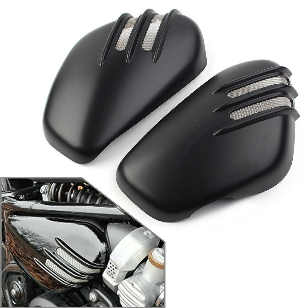 2x Battery Side Cover For Bobber & Speedmaster 1200 Matte ABS Plastic Black