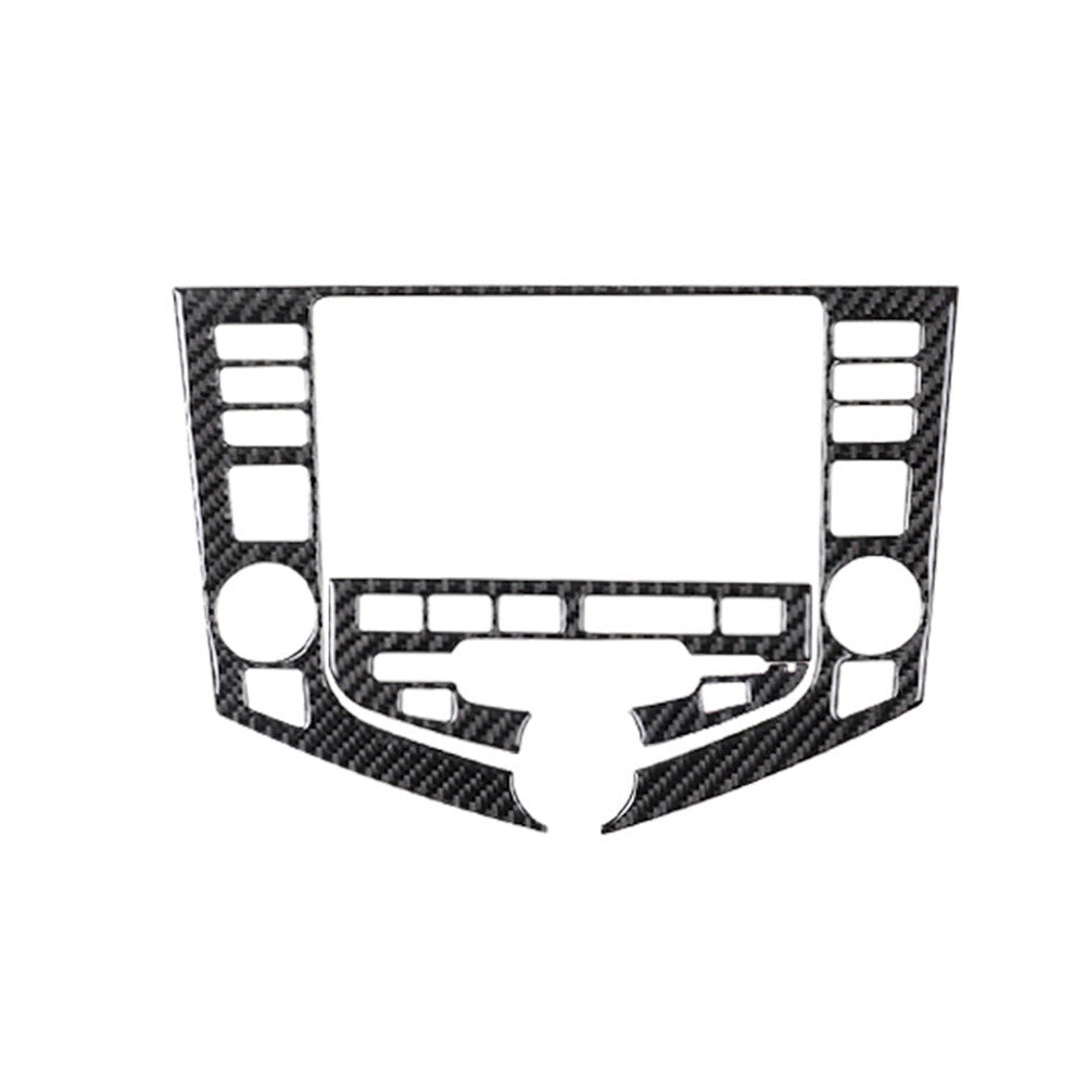 Carbon Fiber Rear Air Vent Frame Cover Trim for Passat 2006-2011 v