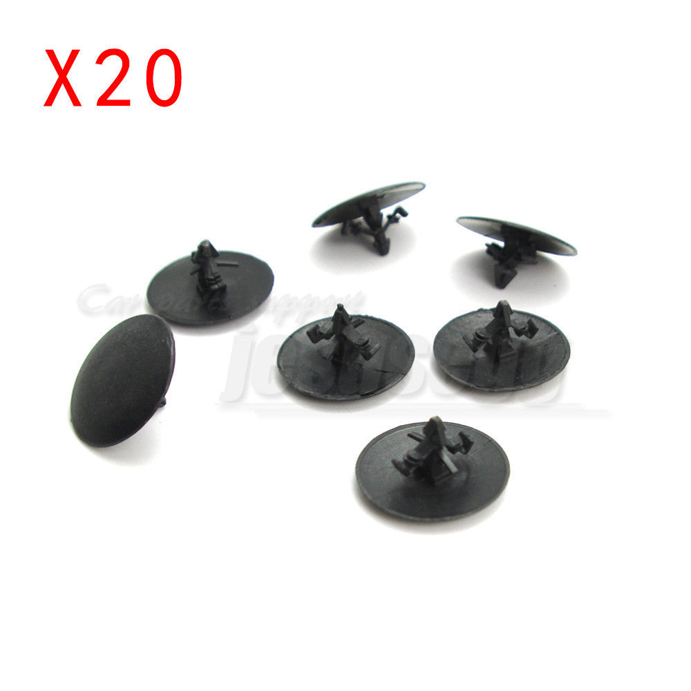 20Pcs Black Clips Hood Insulation Retainer Fastener for Honda for Acura #90700SJ4000