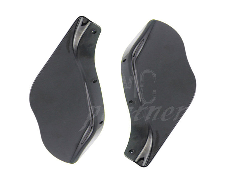 Black wings Windshield Air Deflectors for Harley Street Glide Touring FLHR FLHT Q