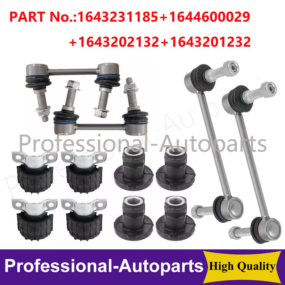 12PCS Front Stabilizer Sway Bar Link &Bushing Set for Benz W164 ML GL350/450/550 Q