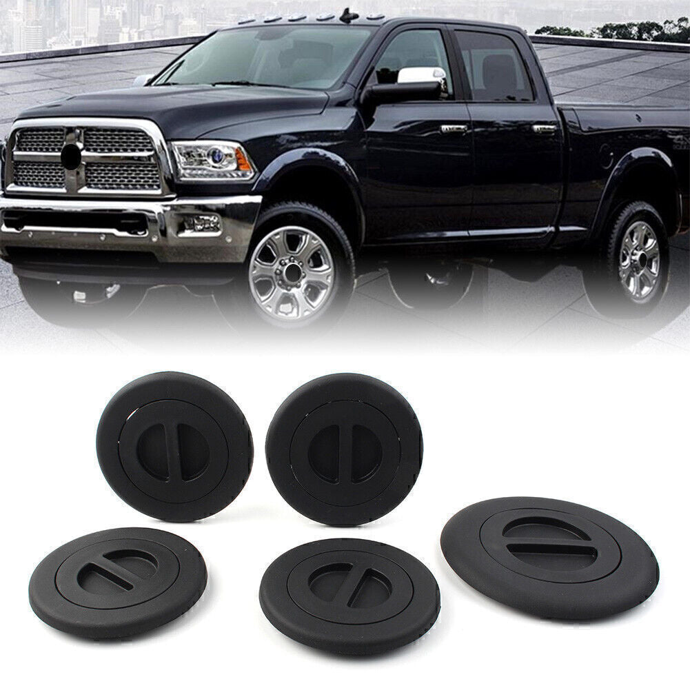 For 2014-2019 for Ram 2500 3500 5th Wheel/Gooseneck Bed Plug Cover Kit 68225506AA Q