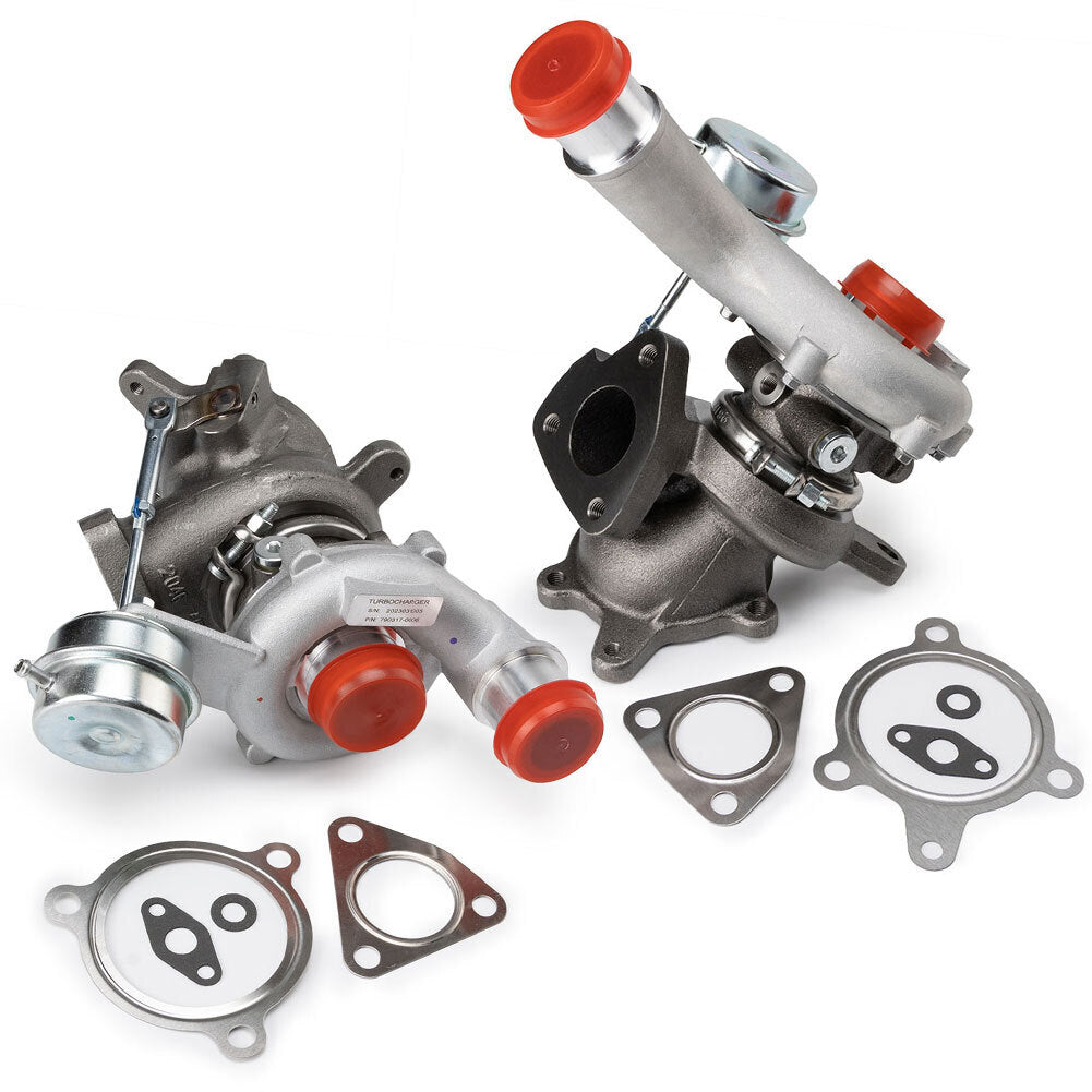 RHLH Turbo Turbocharger Set for Ford 10-19 Explorer Taurus for Lincoln MKS MKT 3.5L