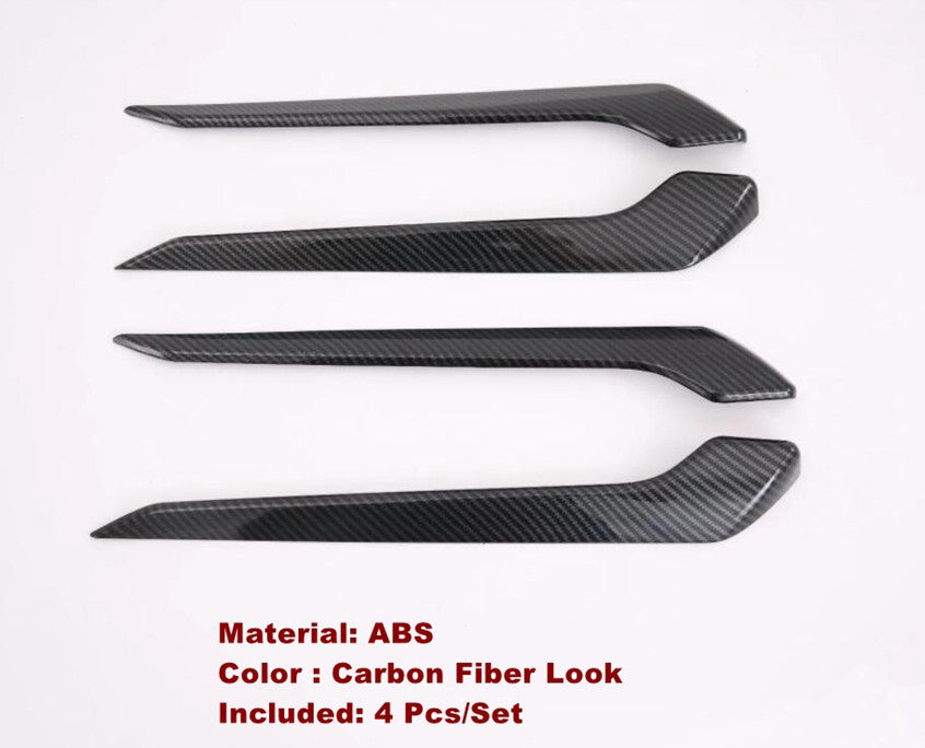 Carbon Fiber Interior Door Trims Moulding for Toyota RAV4 2019-2021Accessories