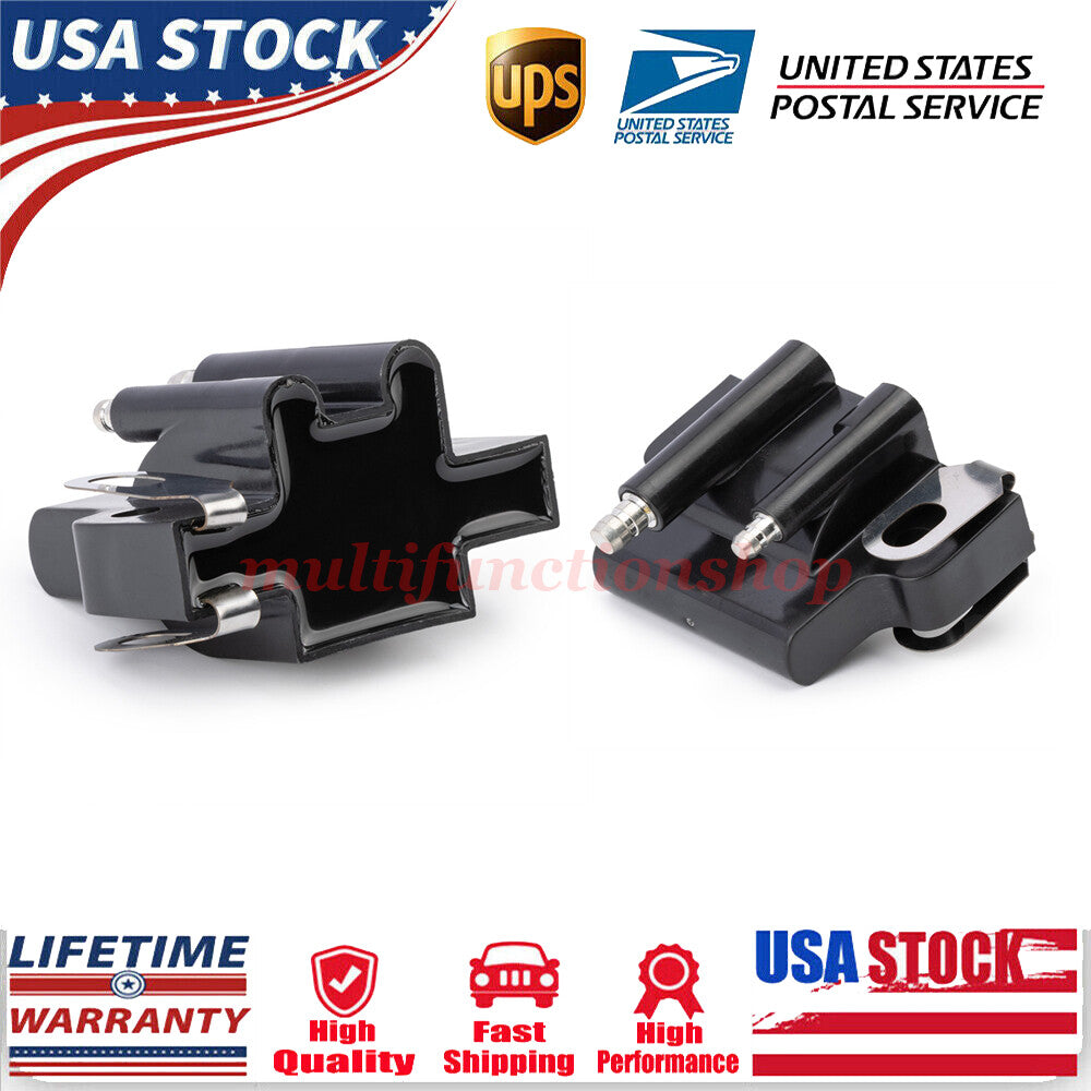 2PCS Ignition Coils For Johnson Evinrude Outboard Engine 582508 18-5179 183-2508 Q