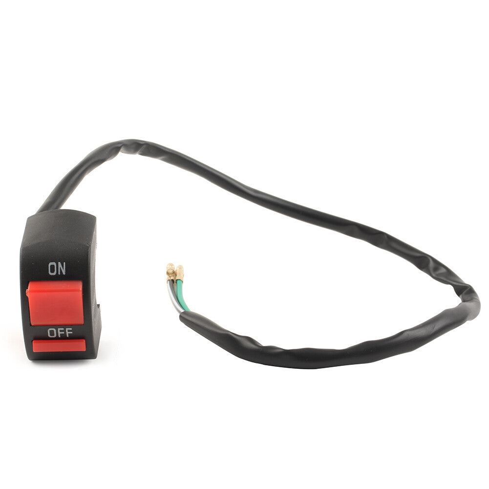 7/8 Motorcycle Handlebar Kill On-Off Latching Switch 12V Scooter ATV Dirt Bike