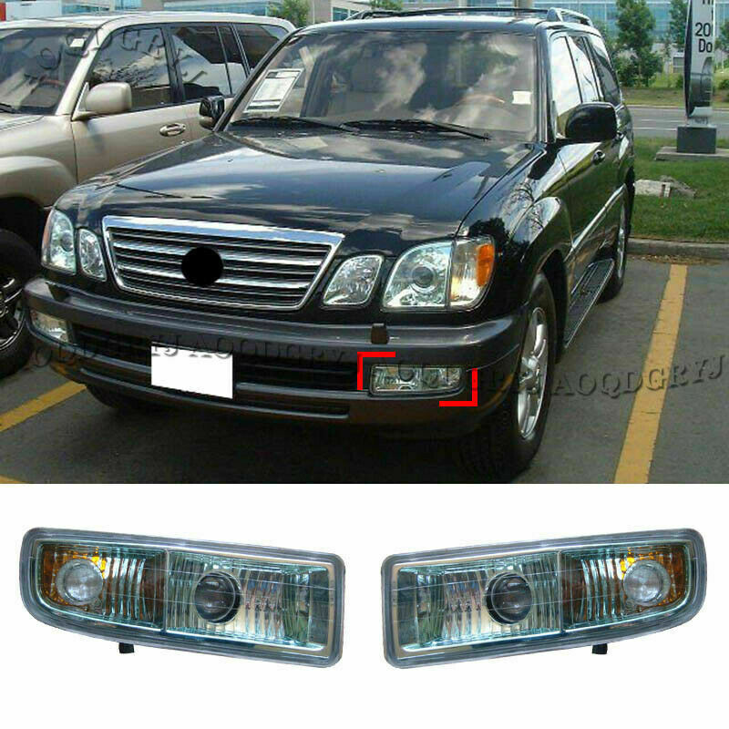 2X Front Bumper Driving Lamp Fog Light Assembly Repair for Lexus LX470 2003-2007
