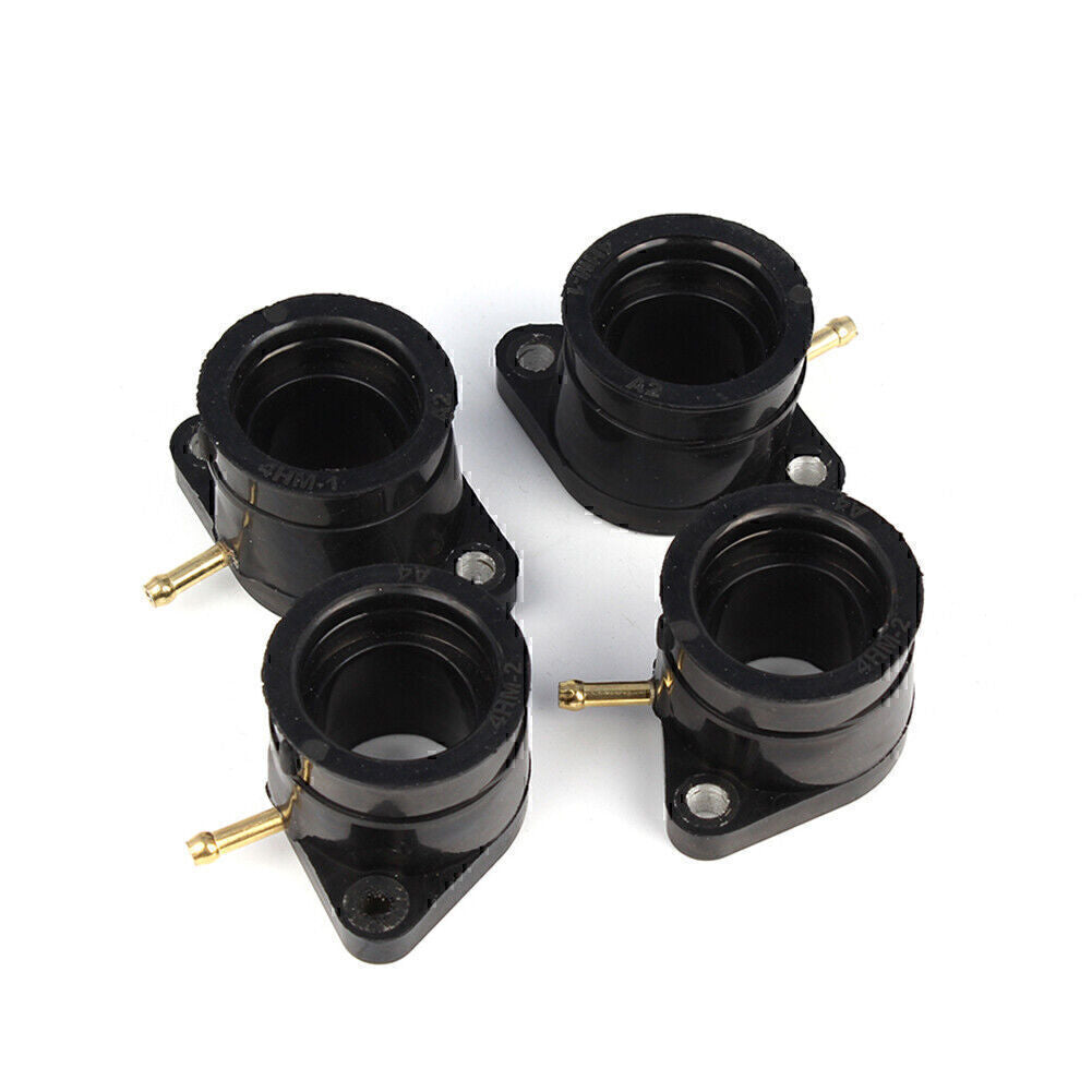 for Yamaha XJR400 1993 - 1999 Carburetor Carb Holder Intake Manifold Boots 4pcs Q