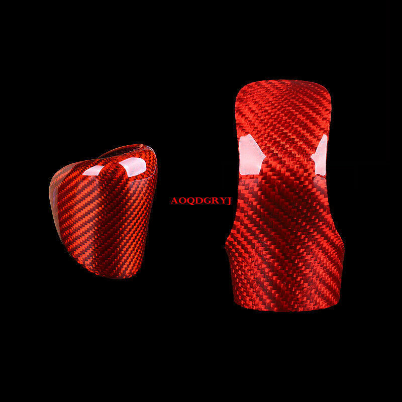 Real Dry Carbon Fiber Gear Shift Knob Decorative cover for Lexus for ES RX GS IS NX