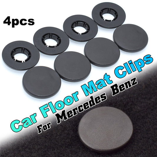 for Mercedes Benz floor mats 8pc floor mats rubber mats attachments clip holder Q