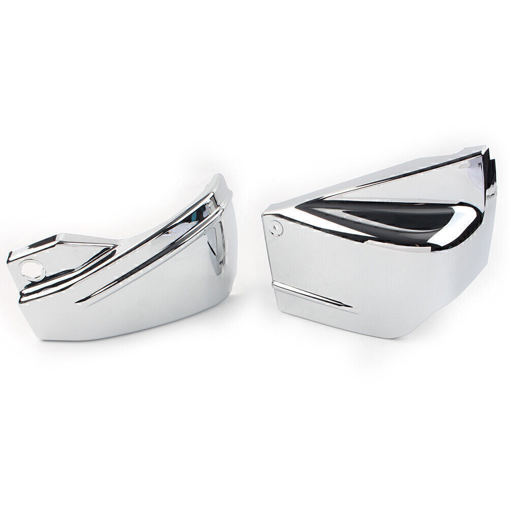 for Yamaha V-Star 650/DragStar 650/XVS650/XVS650A L+ R Side Battery Cover Chrome
