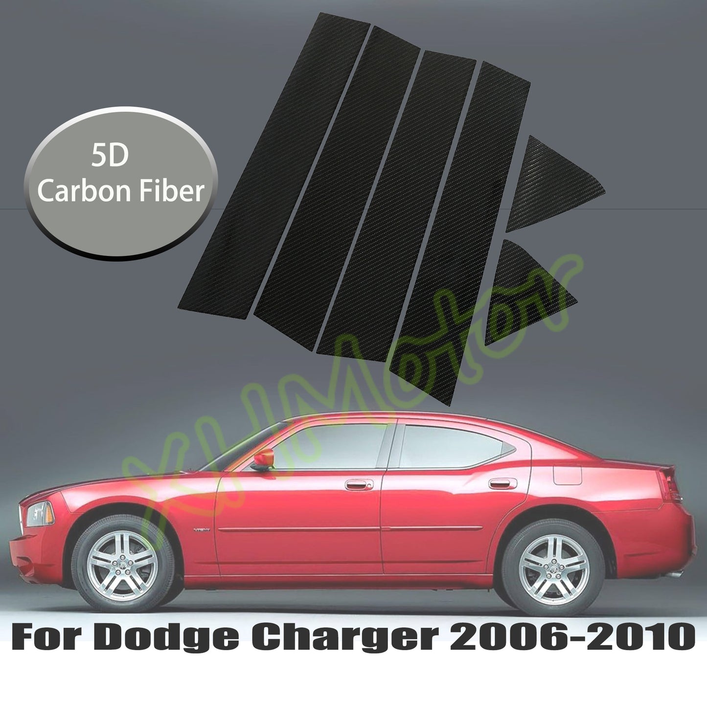 2Pc Fit for Mustang Metal -.0 High Performance - Car Emblem Badge Sticker H
