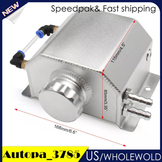 Coolant Overflow Radiator Reservoir Tank Catch Can Reservoir Breathable Can 1L